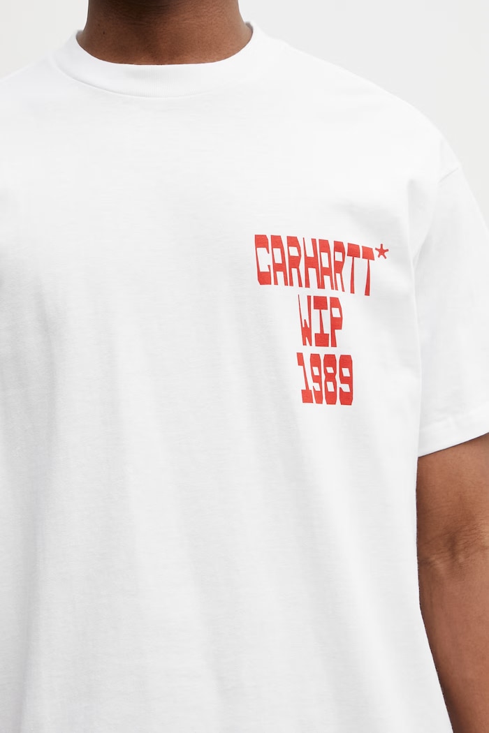 Carhartt WIP S/S Blocks T-Shirt футболка бавовняна чоловіча білий I036231.02XX
