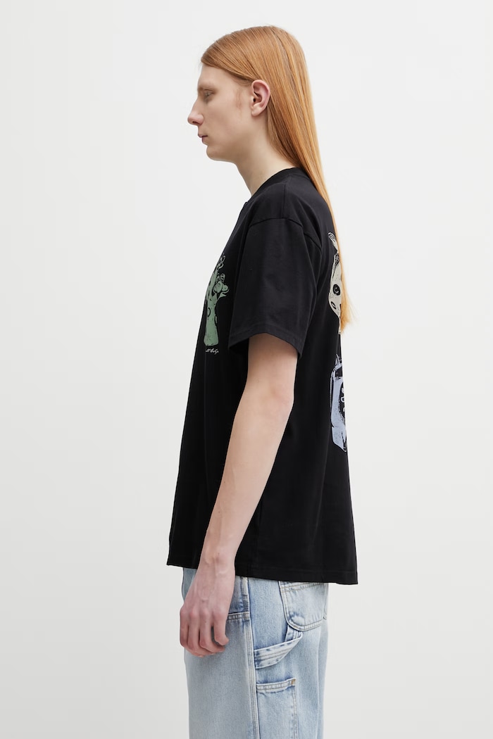 Carhartt WIP S/S Forma T-Shirt t-shirt męski bawełniany I036254.8960 czarny SS26