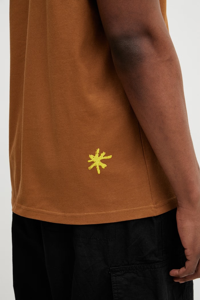 Carhartt WIP S/S Primary T-Shirt футболка бавовняна чоловіча коричневий I036238.HZXX