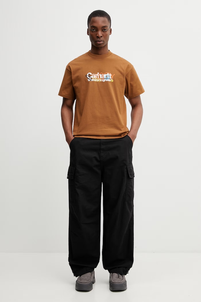 Carhartt WIP S/S Primary T-Shirt футболка бавовняна чоловіча I036238.HZXX коричневий