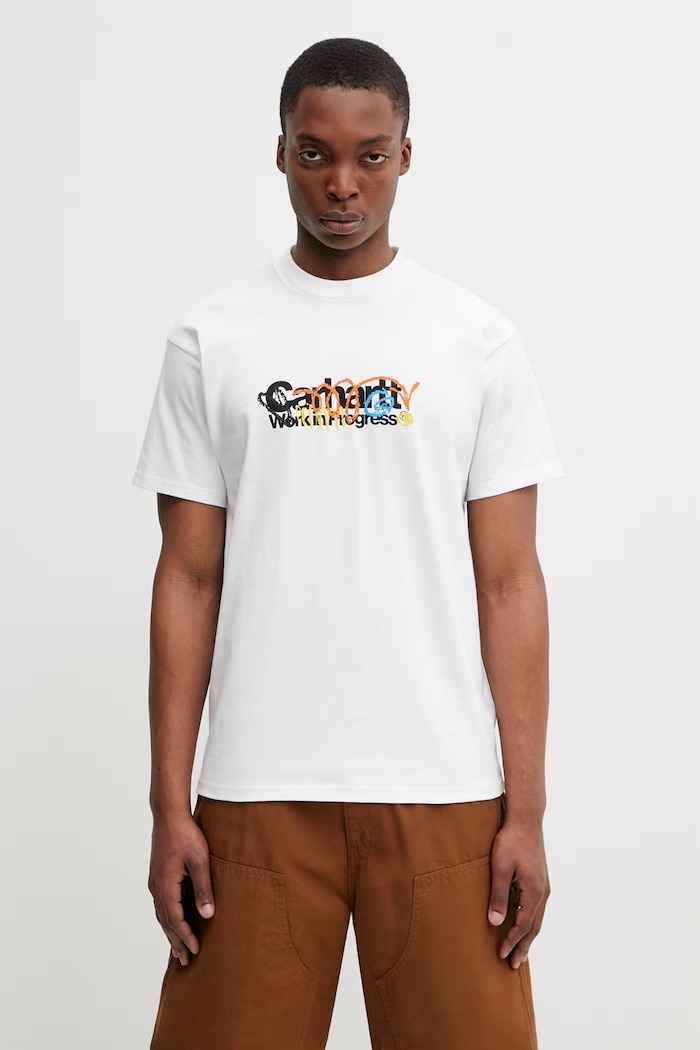 Carhartt WIP S/S Primary T-Shirt tričko bavlnené dámske biela I036238.02XX