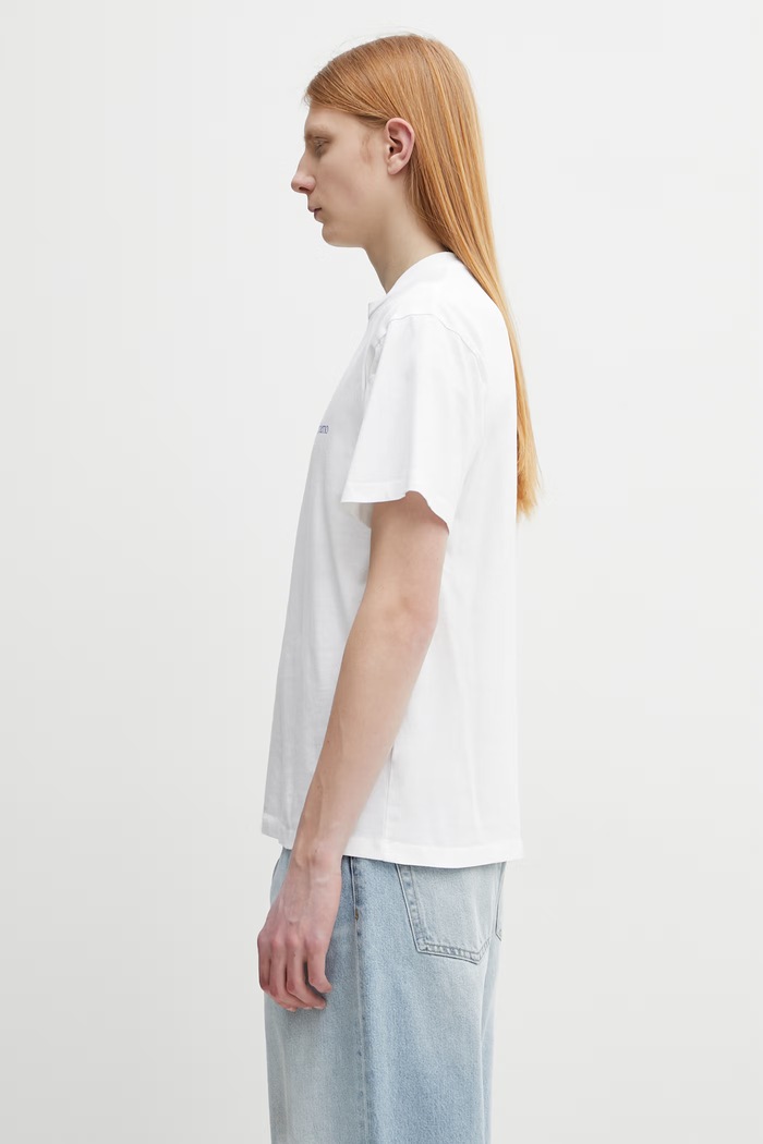 No Problemo Mini Problemo tricou pentru bărbați din bumbac NP6000905 alb SS26