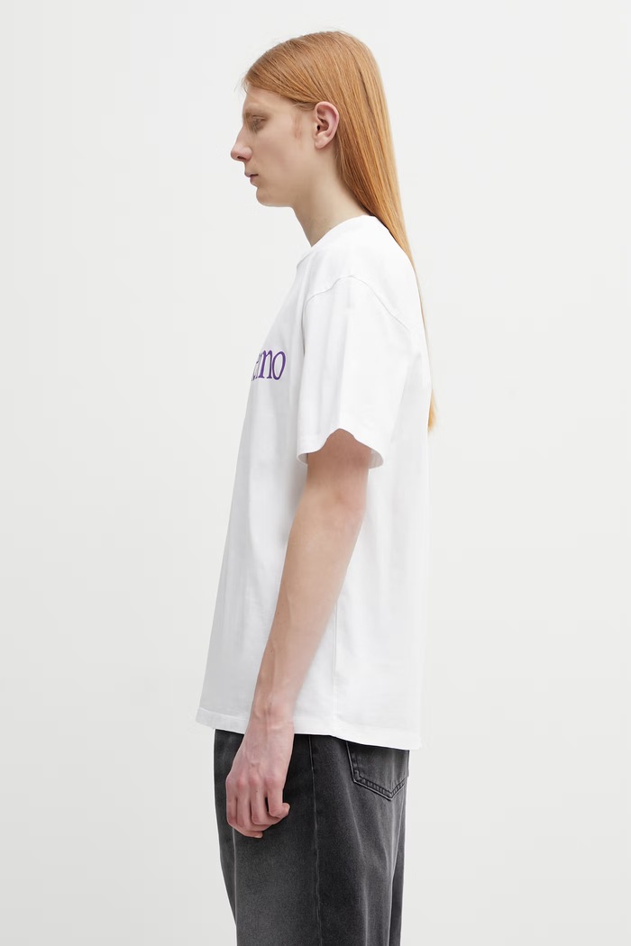 No Problemo Gradient t-shirt męski bawełniany NP6001805 biały SS26