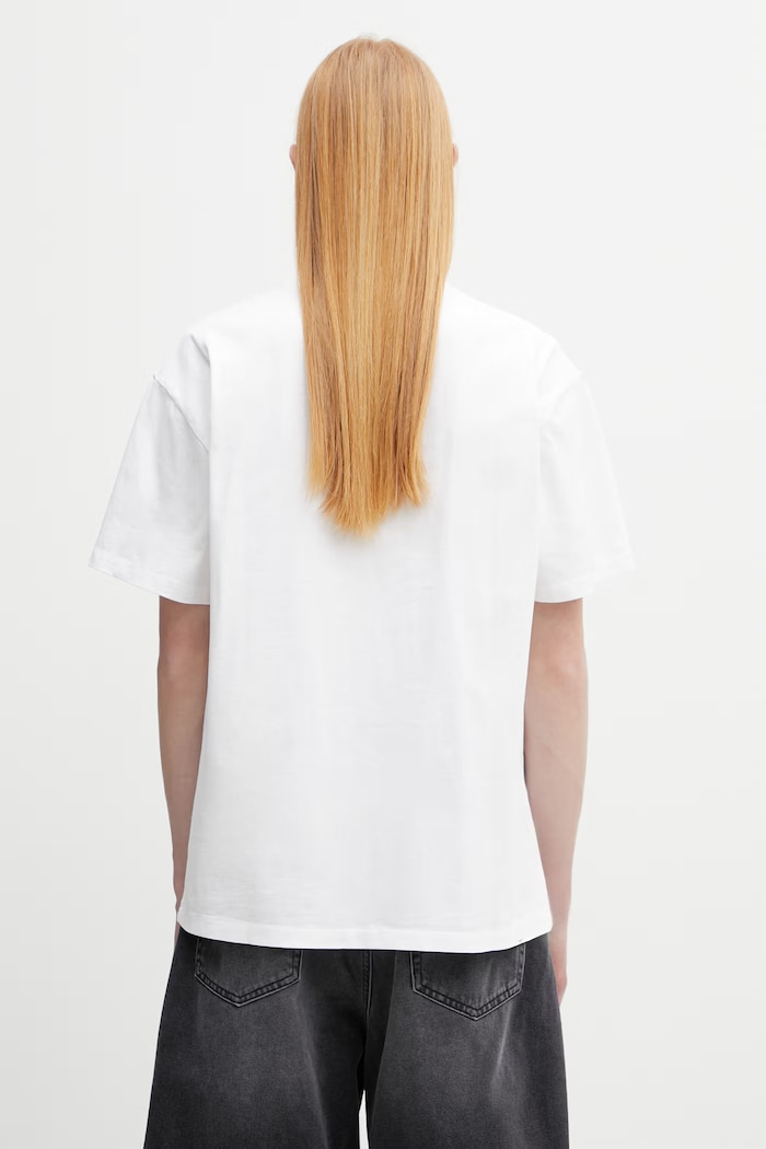 Odzież No Problemo Gradient t-shirt męski bawełniany NP6001805 biały