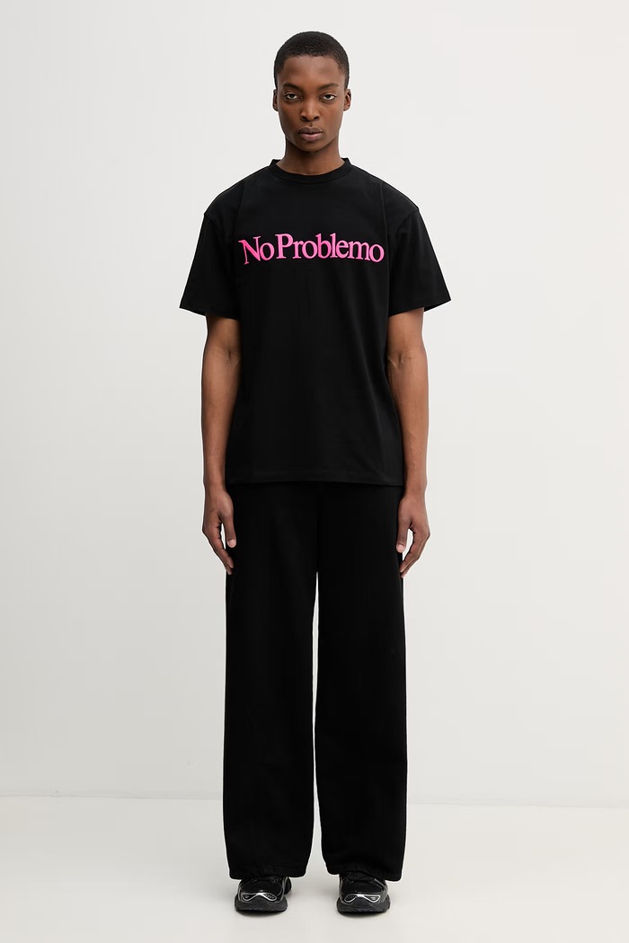 No Problemo T-shirt bawełniany męski NP6000205 czarny