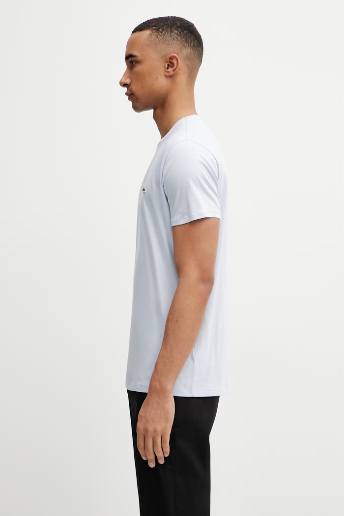 Lacoste tričko pánske bavlnené TH6709.J2G modrá SS26