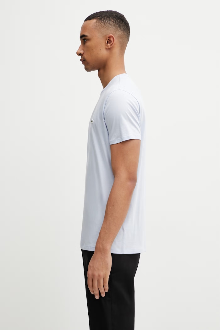 Lacoste tričko pánske bavlnené TH6709.J2G modrá SS26