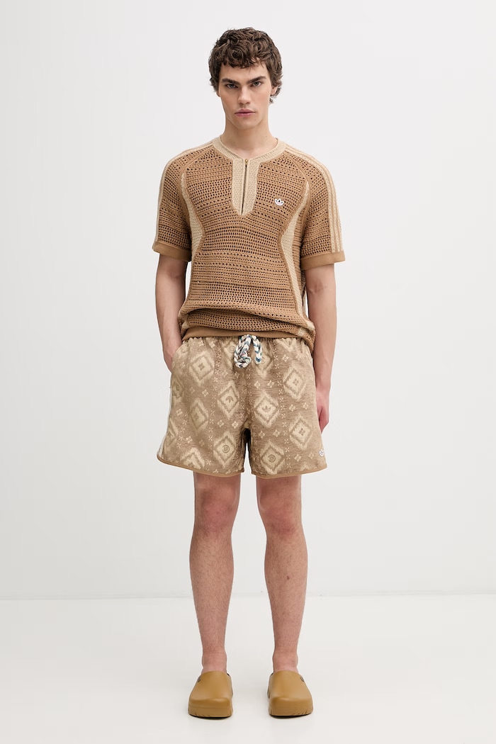 adidas Originals CLOT x adidas by Edison Chen T-shirt męski z bawełną KE7069 beżowy