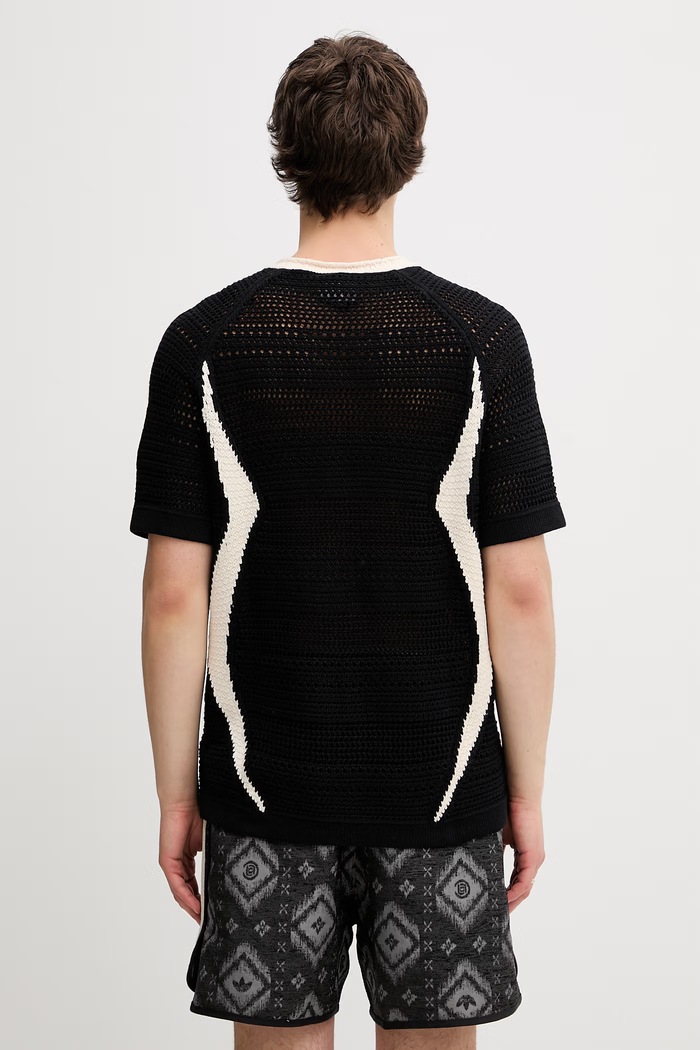 Odzież adidas Originals CLOT x adidas by Edison Chen T-shirt swetrowy z bawełną męski KE7074 czarny