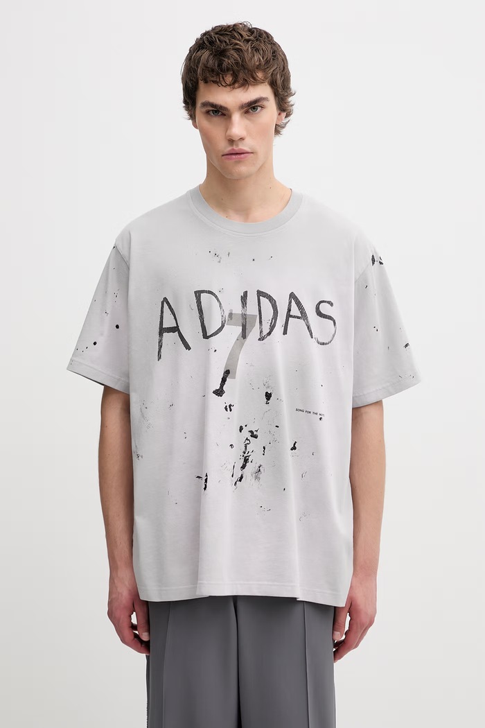 adidas Originals X Song For The Mute футболка бавовняна чоловіча сірий KS1342