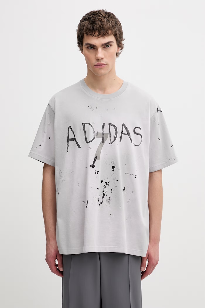 adidas Originals X Song For The Mute футболка бавовняна чоловіча сірий KS1342