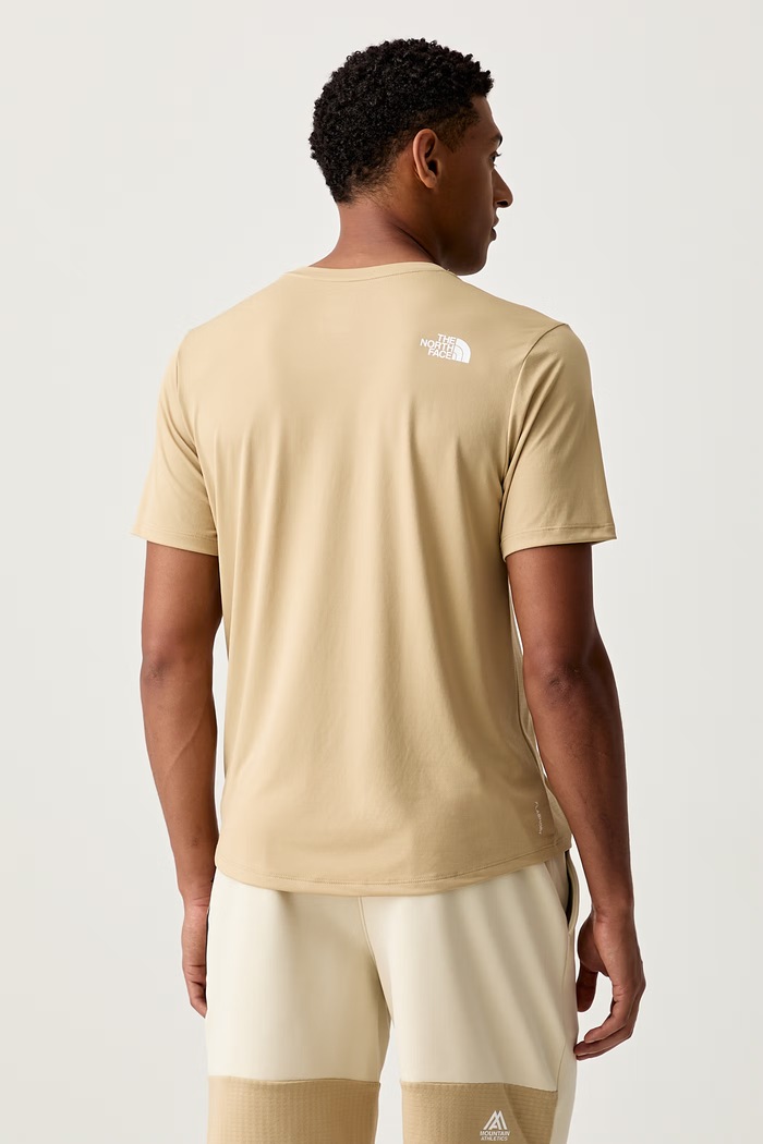 Odzież The North Face T-shirt treningowy męski 24/7 NF0A894BLK51 beżowy