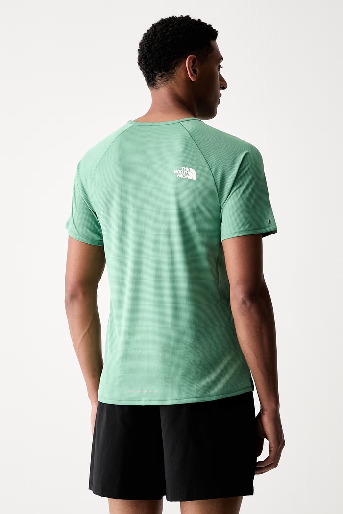 Odzież The North Face T-shirt treningowy męski Sunriser NF0A8BBPG571 zielony