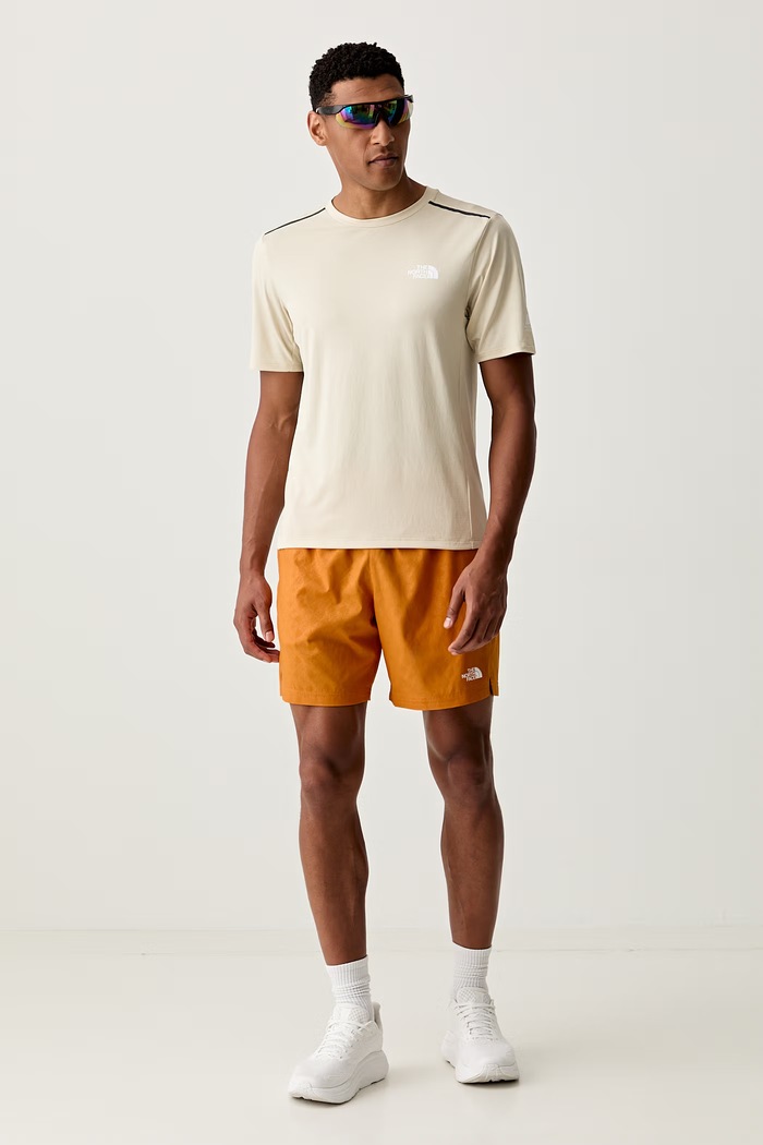The North Face T-shirt męski Mountain Athletics Tape NF0A8DY9DOM1 beżowy SS26