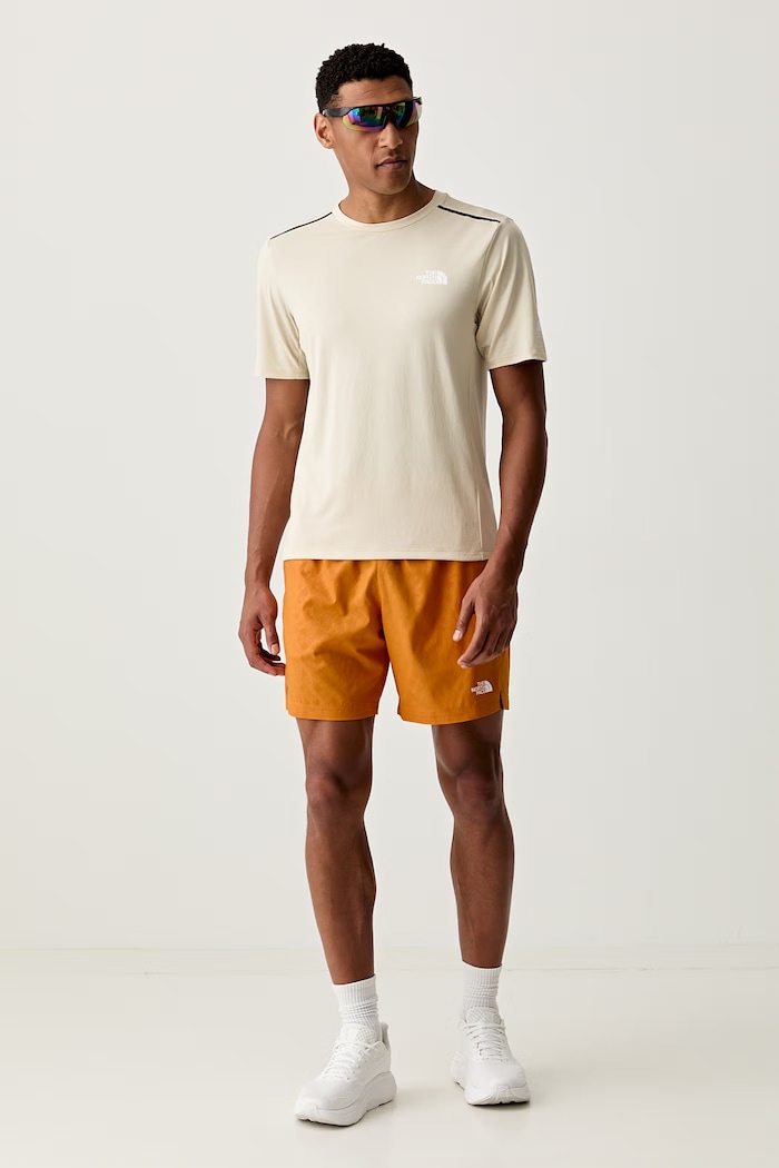 The North Face T-shirt męski Mountain Athletics Tape NF0A8DY9DOM1 beżowy SS26