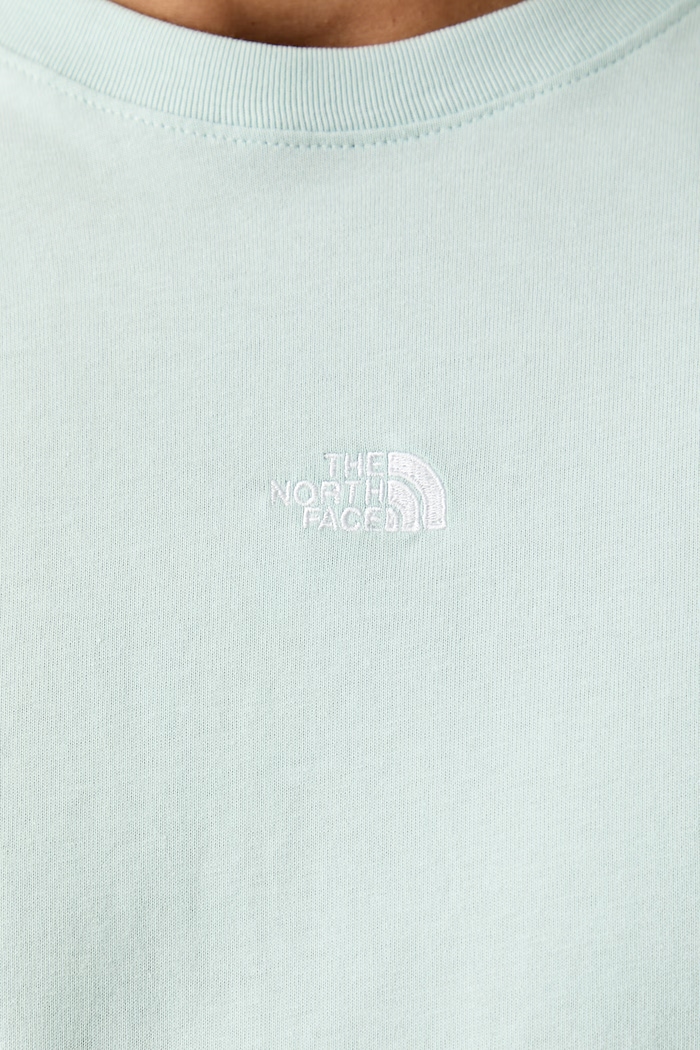 The North Face T-shirt basic męski bawełniany Essential Center Logo NF0A8GQEG701 turkusowy