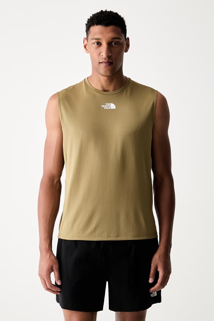 The North Face top treningowy męski LIGHTBRIGHT TANK zielony NF0A8G2D2EL1