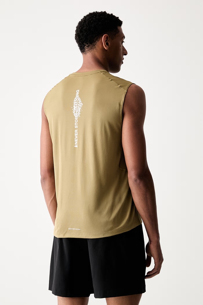 Odzież The North Face top treningowy męski LIGHTBRIGHT TANK NF0A8G2D2EL1 zielony