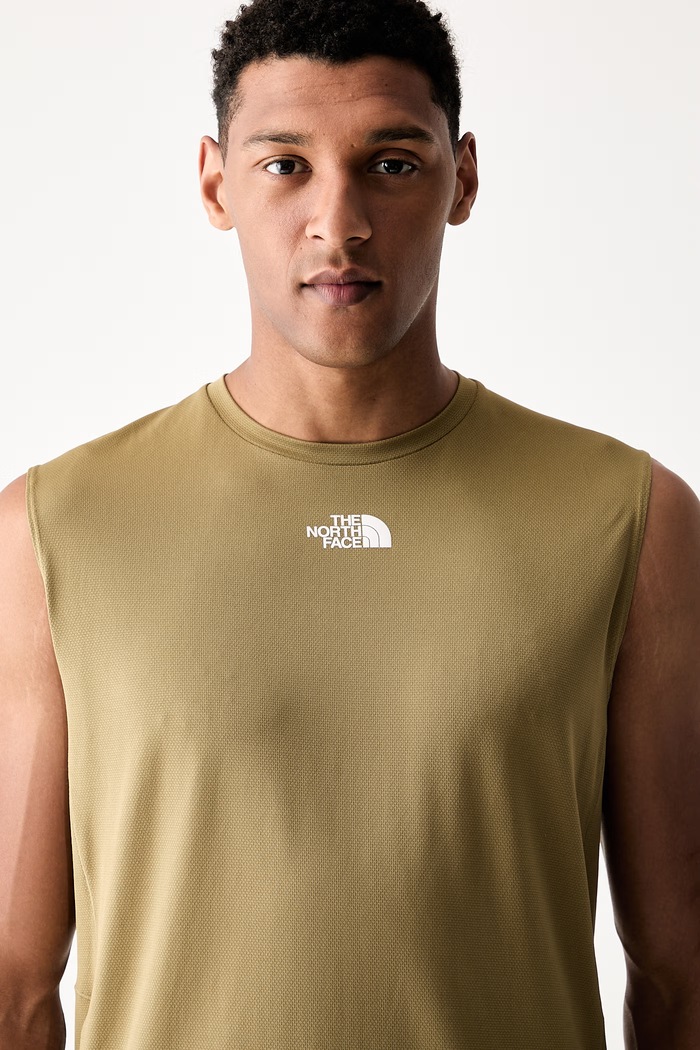 The North Face top treningowy męski LIGHTBRIGHT TANK zielony NF0A8G2D2EL1