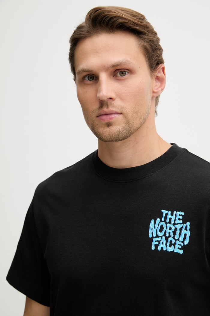 The North Face tričko pánske bavlnené DRIP LOGO čierna NF0A8GABJK31