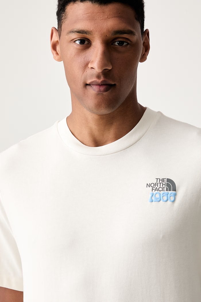 The North Face T-shirt męski bawełniany 1966 FLORA beżowy NF0A8GB2QLI1
