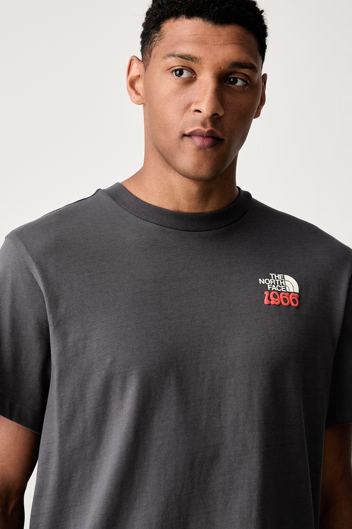 The North Face T-shirt męski bawełniany 1966 FLORA szary NF0A8GB2RHI1
