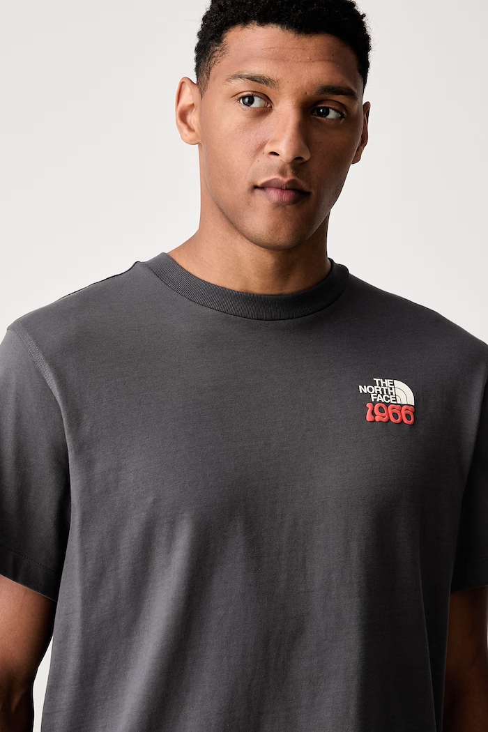 The North Face T-shirt męski bawełniany 1966 FLORA szary NF0A8GB2RHI1