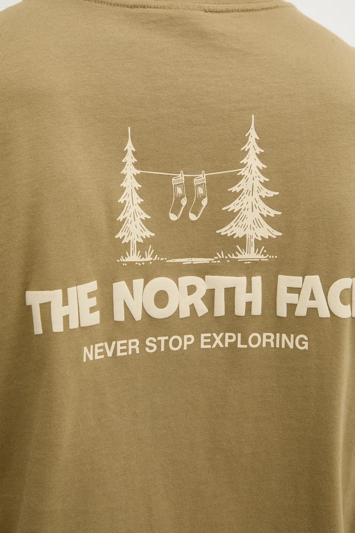 The North Face тениска мъжка от памук CAMPING RELAXED NF0A8GQM2EL1 зелен