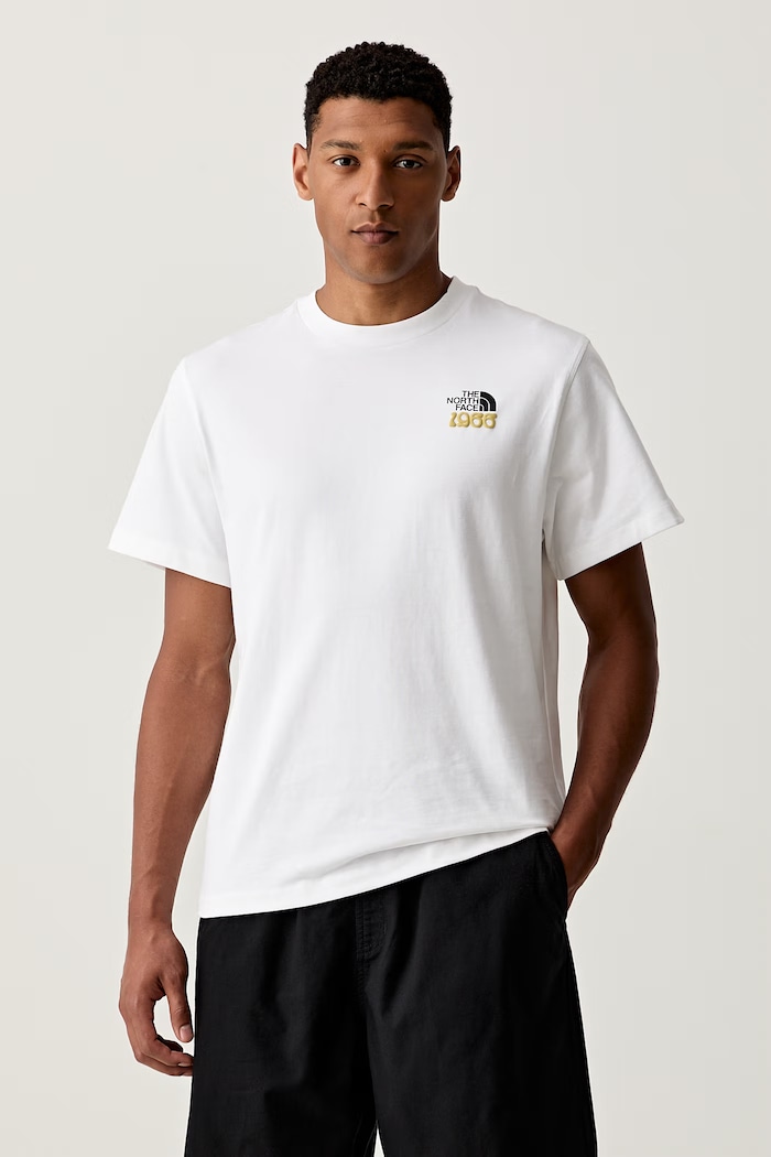 Odzież The North Face T-shirt bawełniany 1966 TNF RELAXED NF0A8GQUFN41 biały