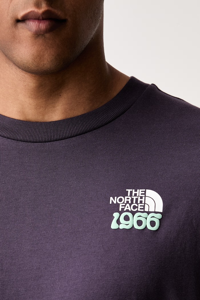 The North Face T-shirt męski bawełniany 1966 TNF RELAXED NF0A8GQUG5O1 fioletowy