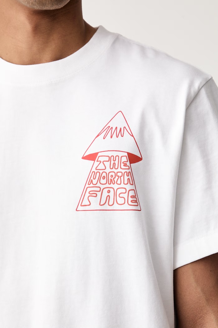 The North Face T-shirt męski bawełniany MOUNTAIN PLAY RELAXED NF0A8GQXFN41 biały