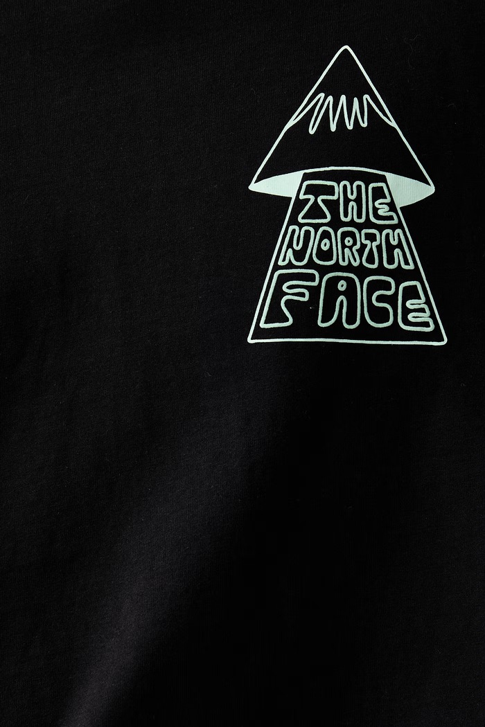 The North Face T-shirt męski bawełniany MOUNTAIN PLAY RELAXED NF0A8GQXJK31 czarny