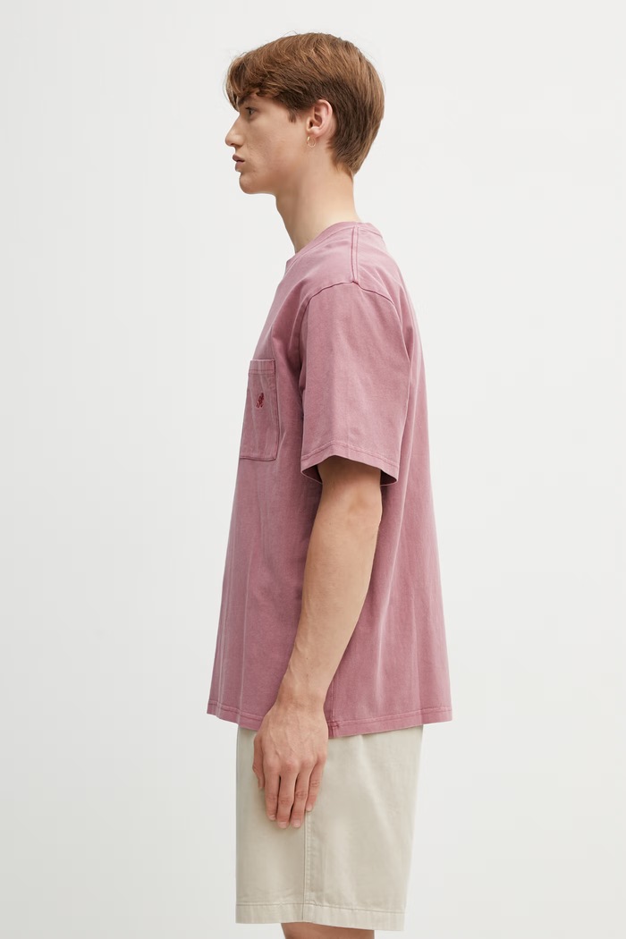 Gramicci One Point Tee tricou basic de bumbac pentru bărbați G304.OGJ. roz SS26