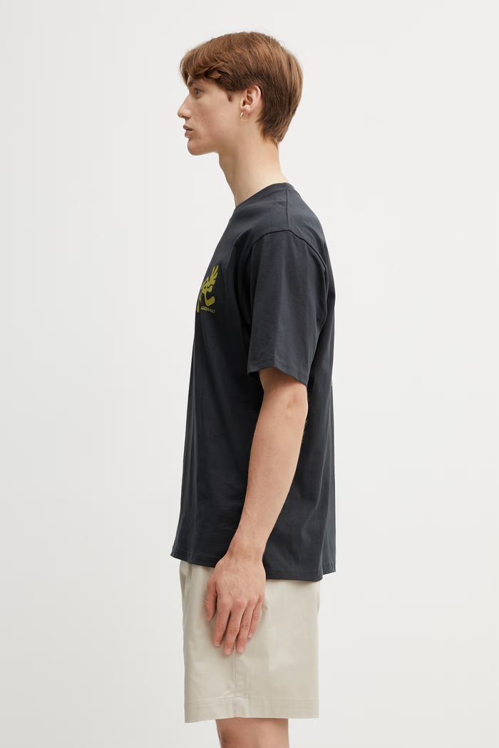 Gramicci RUNNING MAN TEE tricou basic de bumbac pentru bărbați G6SU.T107. negru SS26