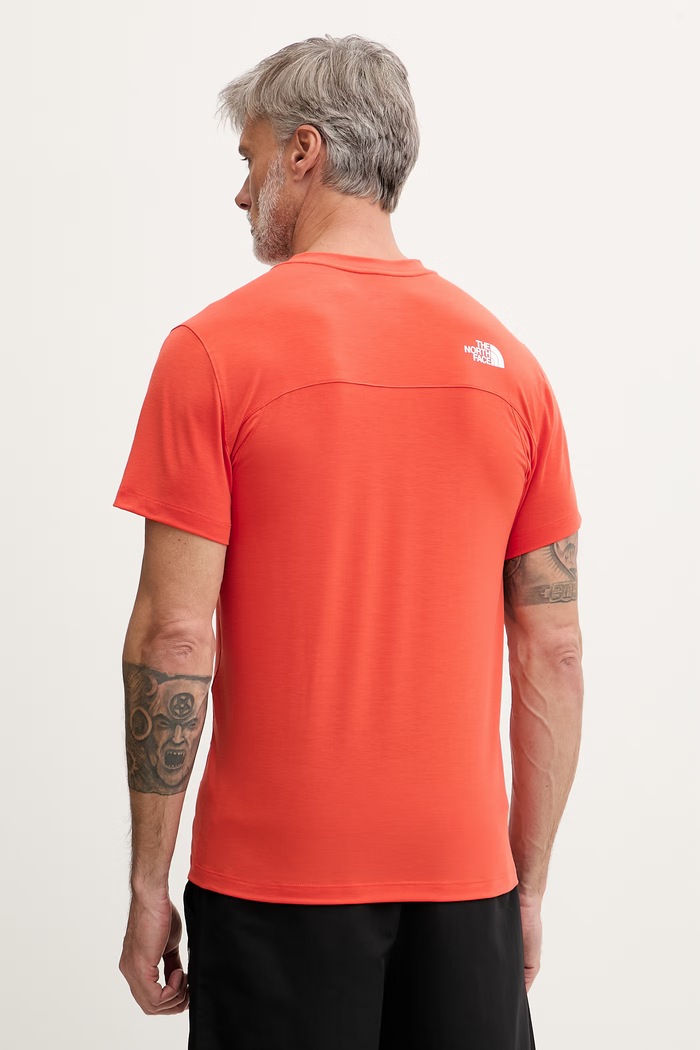 Odzież The North Face T-shirt trekkingowy męski Lightning Alpine NF0A87H7G6L1 pomarańczowy