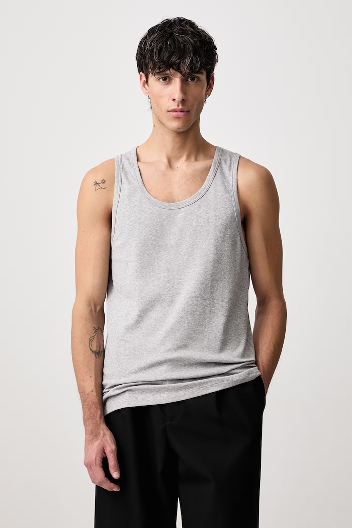 MM6 Maison Margiela Top męski szary MJD350020