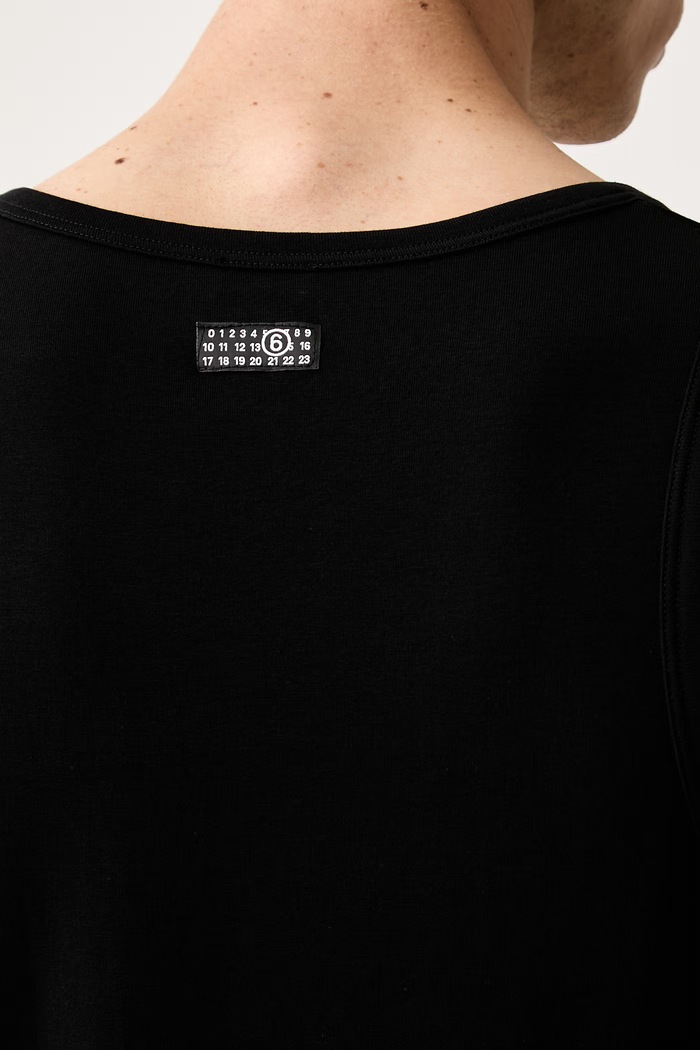 MM6 Maison Margiela top męski MJD350020 czarny