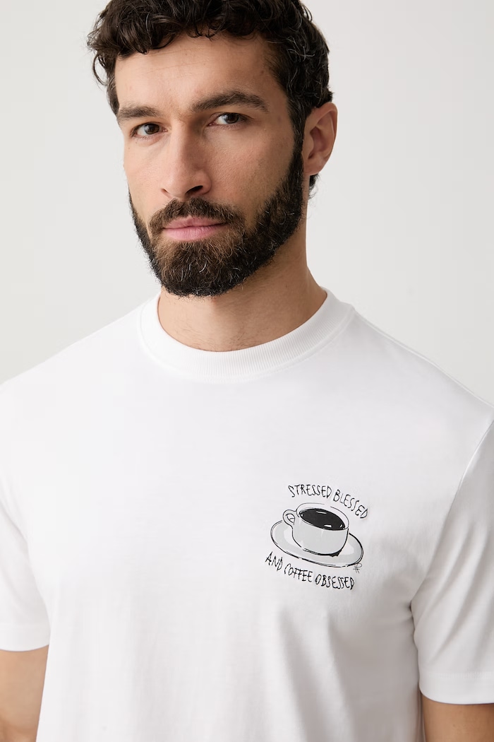 United Colors of Benetton T-shirt męski bawełniany biały 38ZZU10CA