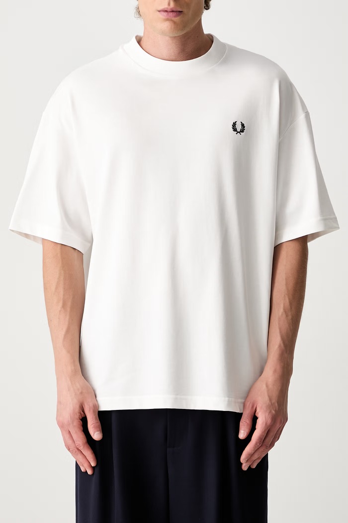 Fred Perry T-shirt męski bawełniany M2474 biały