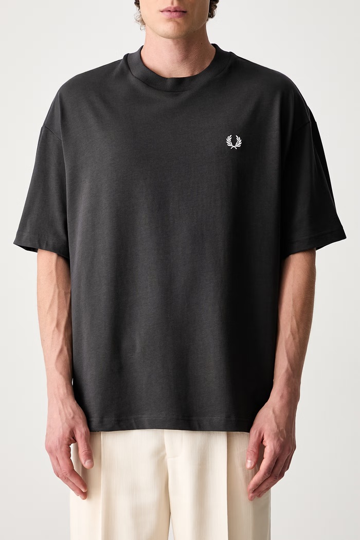 Fred Perry T-shirt męski bawełniany M2474 szary
