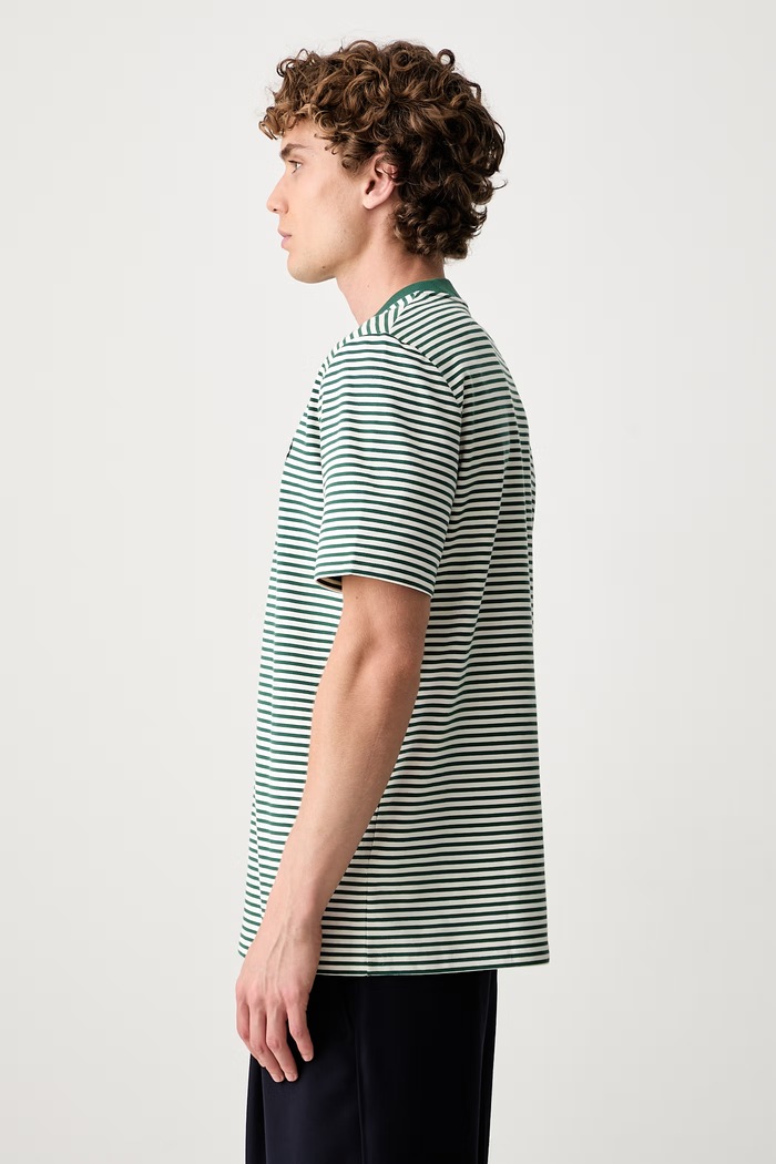Fred Perry T-shirt męski bawełniany zielony M6581.Z18