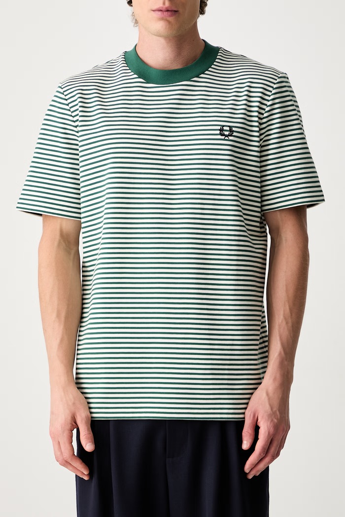 Fred Perry T-shirt męski bawełniany M6581.Z18 zielony