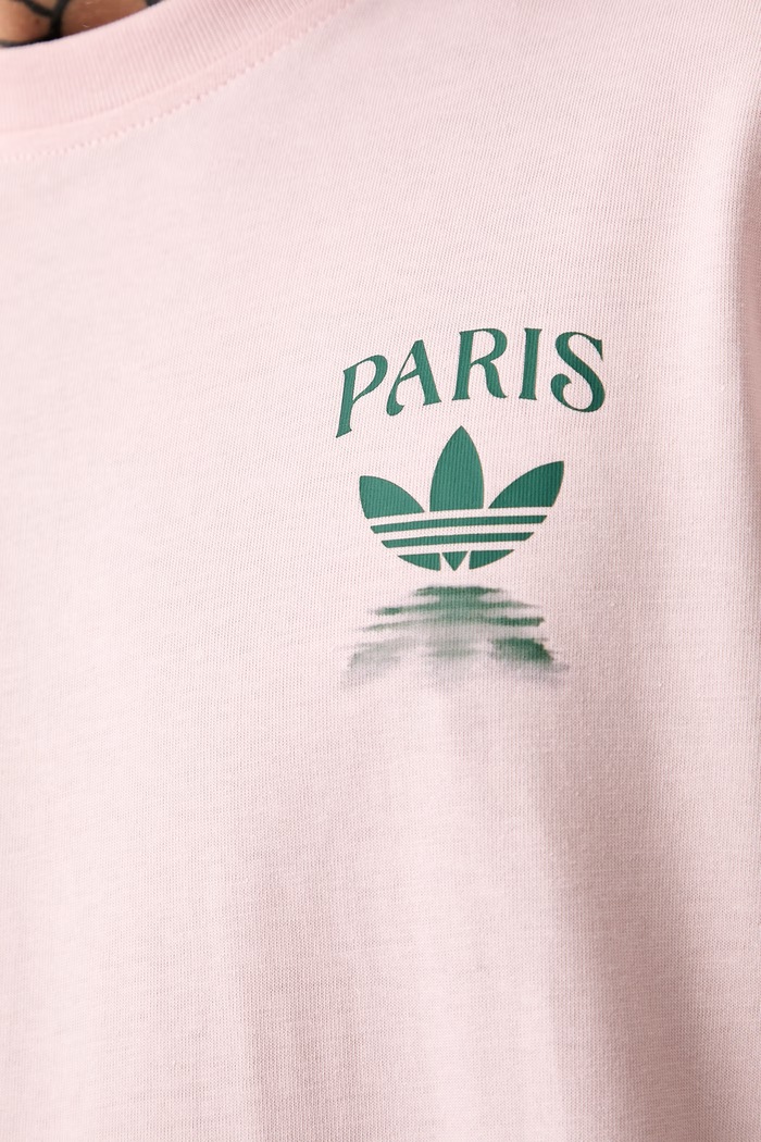 adidas Originals T-shirt męski bawełniany LF8978 różowy