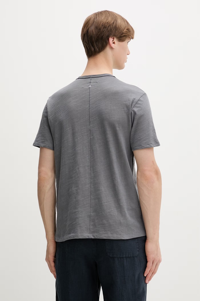 Oblečenie Rag & Bone tričko pánske bavlnené RF3125FT2FM sivá