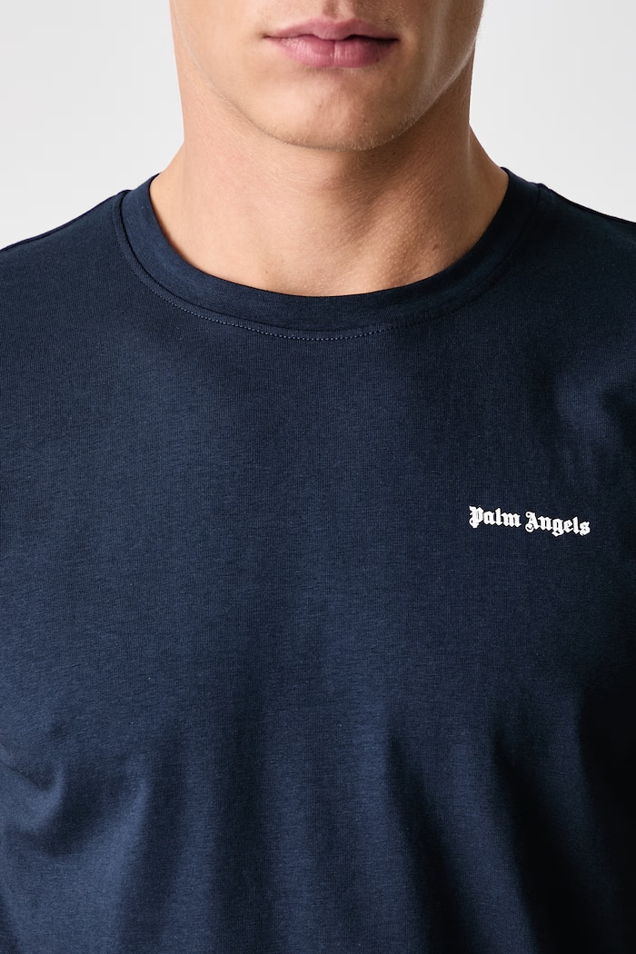 Palm Angels T-shirt basic damski bawełniany z elastanem PLA1UMBTS01BI