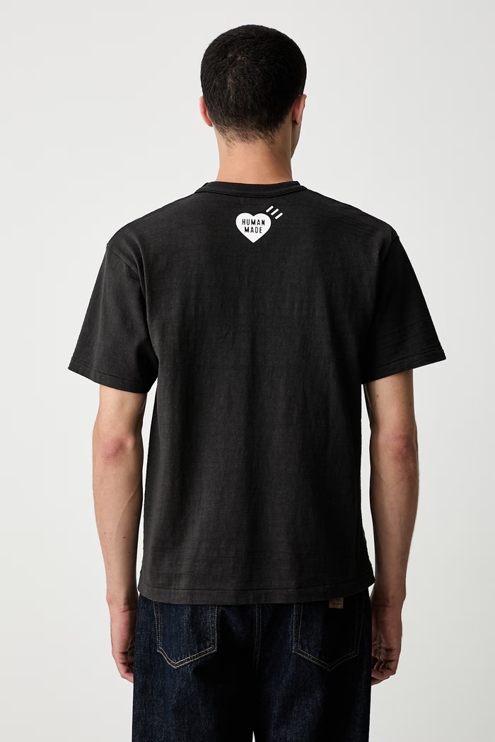 Odzież Human Made T-shirt bawełniany męski HM31TE022 czarny