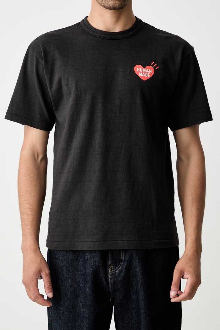 Human Made T-shirt bawełniany męski HM31TE017 czarny