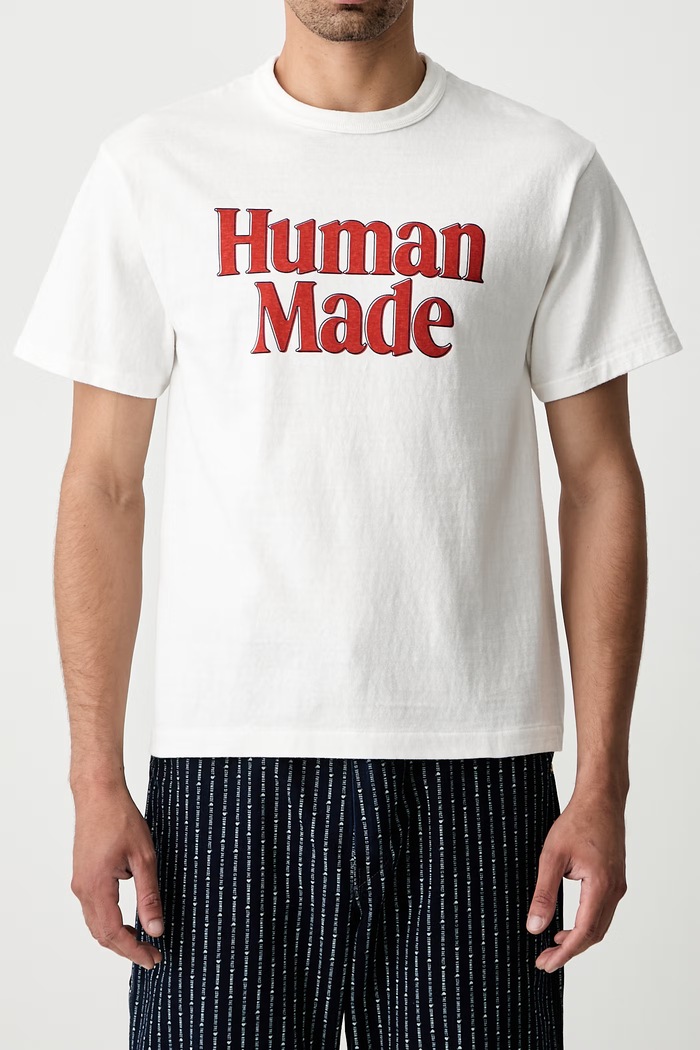Human Made T-shirt bawełniany męski HM31TE014 biały