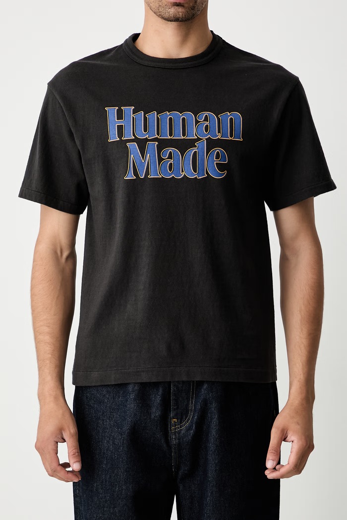 Human Made T-shirt bawełniany męski HM31TE014 czarny