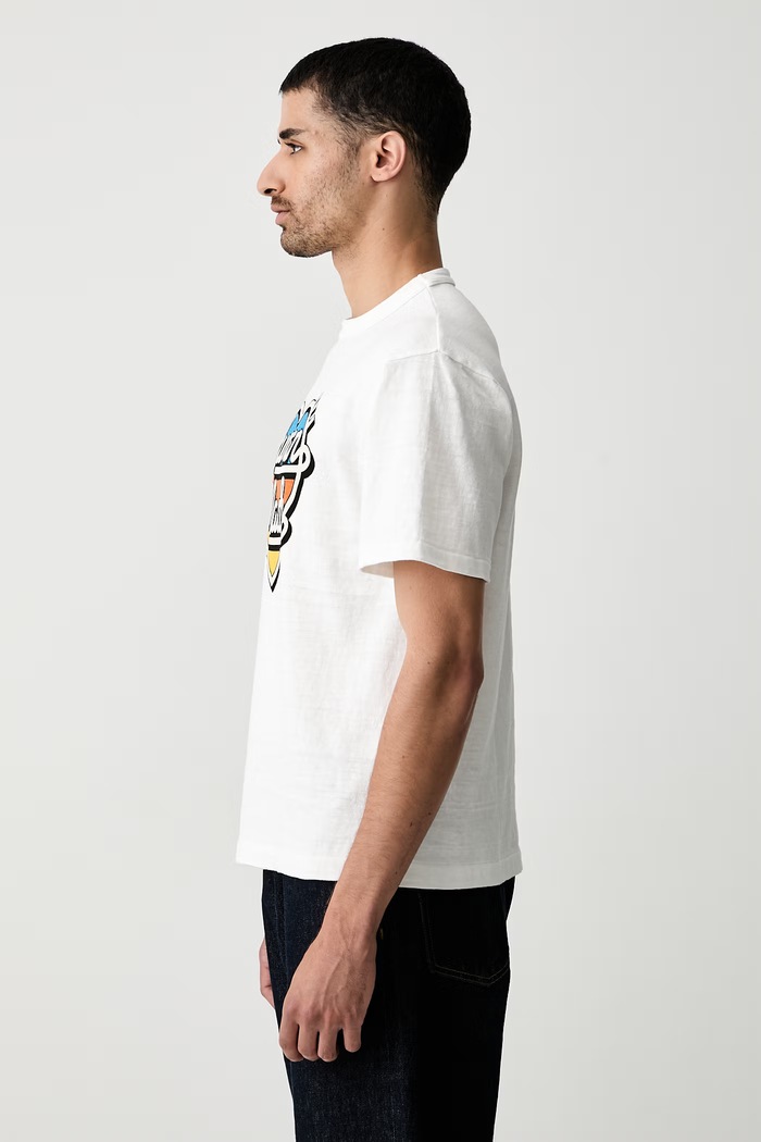 Human Made T-shirt bawełniany męski biały HM31TE005